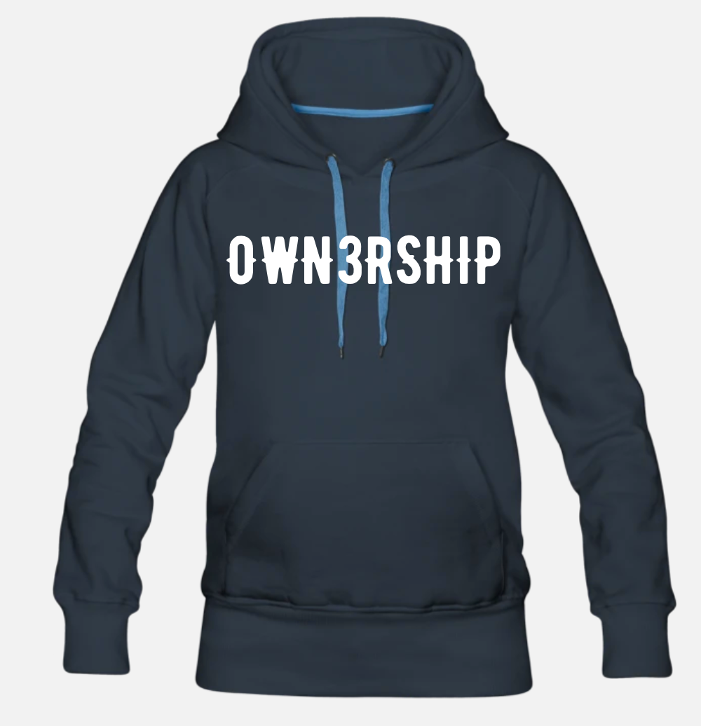 WOMEN'S Classic Navy Carolina Blue Hoodie - 2 colors