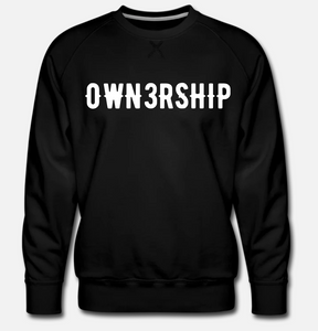 MEN'S Classic Black Crewneck Sweatshirt - 4 colors