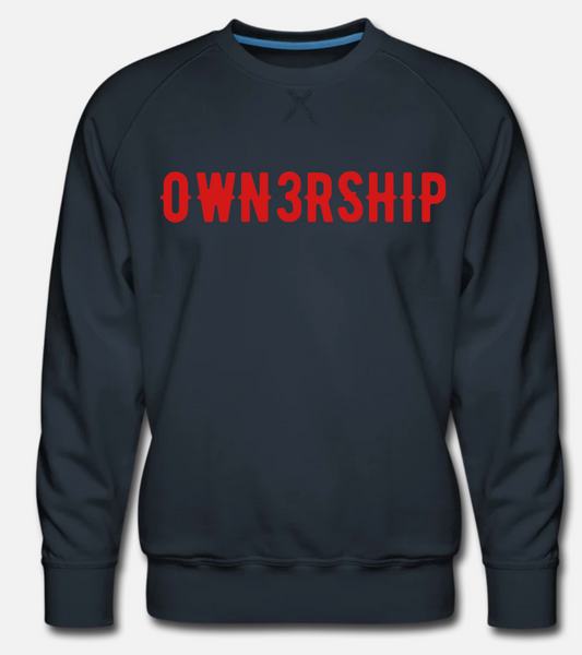 MEN'S Classic Navy Crewneck Sweatshirt -  3 colors