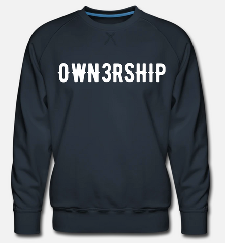 MEN'S Classic Navy Crewneck Sweatshirt -  3 colors