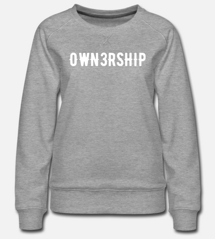 WOMEN'S Classic Grey Crewneck Sweatshirt -  3 colors