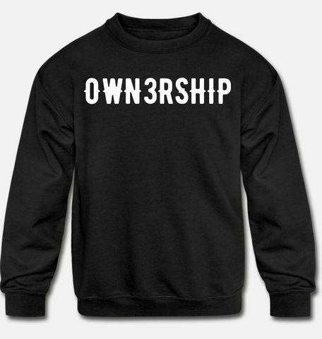 KIDS' Classic Crewneck Sweatshirt - Black/2 colors